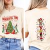 Comfort Colors® Princess Christmas T-Shirt, It's The Most Wonderful Time Of The Year Shirt, Christmas Tree Tee, Xmas Girls Trip