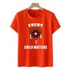 Every Child Matters Casual Printed Round Neck Loose Cotton Short Sleeved Top T-Shirts Unisex
