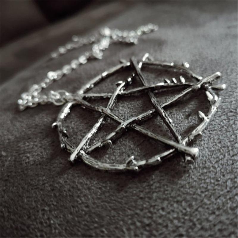 Necklace Daily Outfits Gothic Star Necklace Witchcraft Amulet Choker Necklace