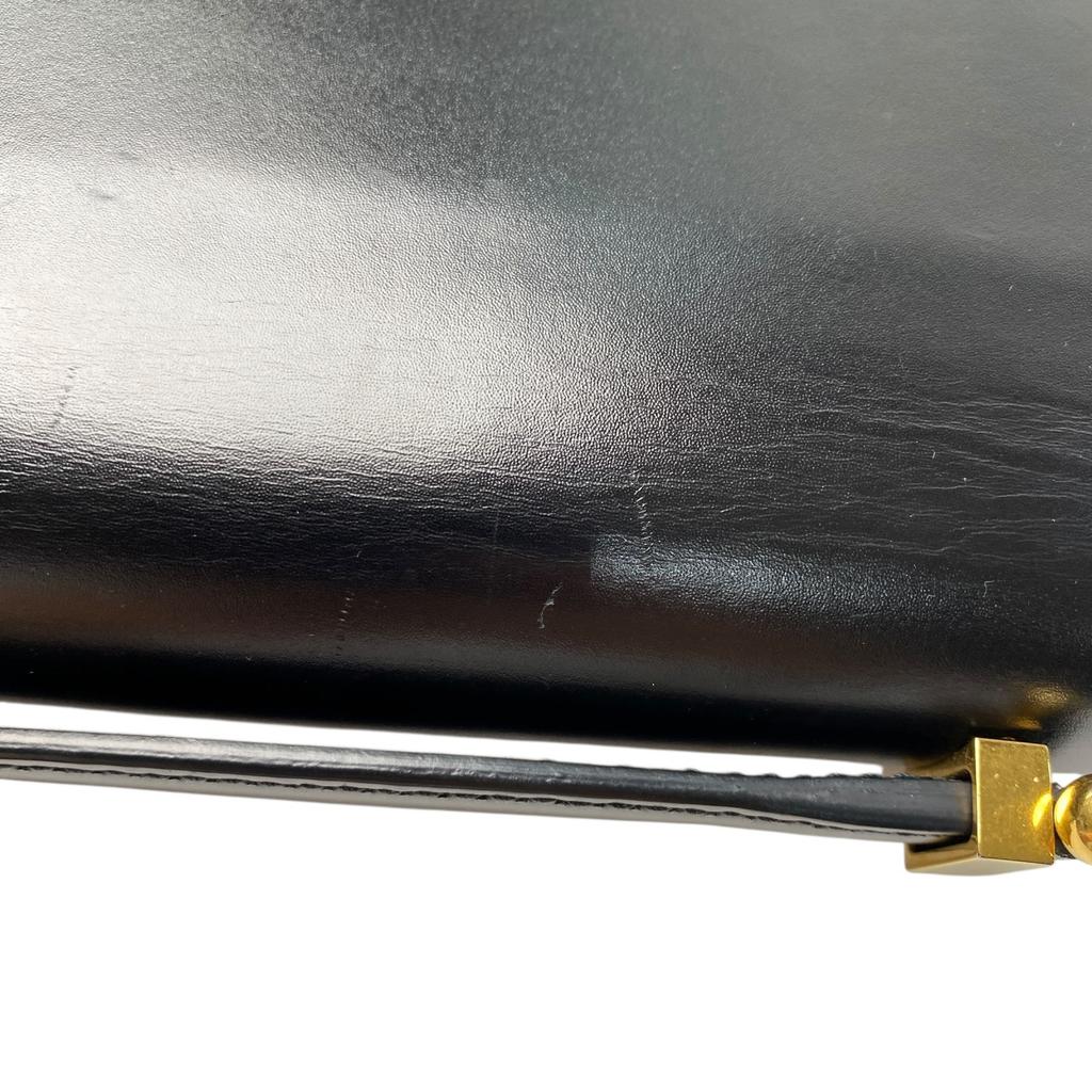 Used JIL SANDERShoulder Bag Black Leather Women