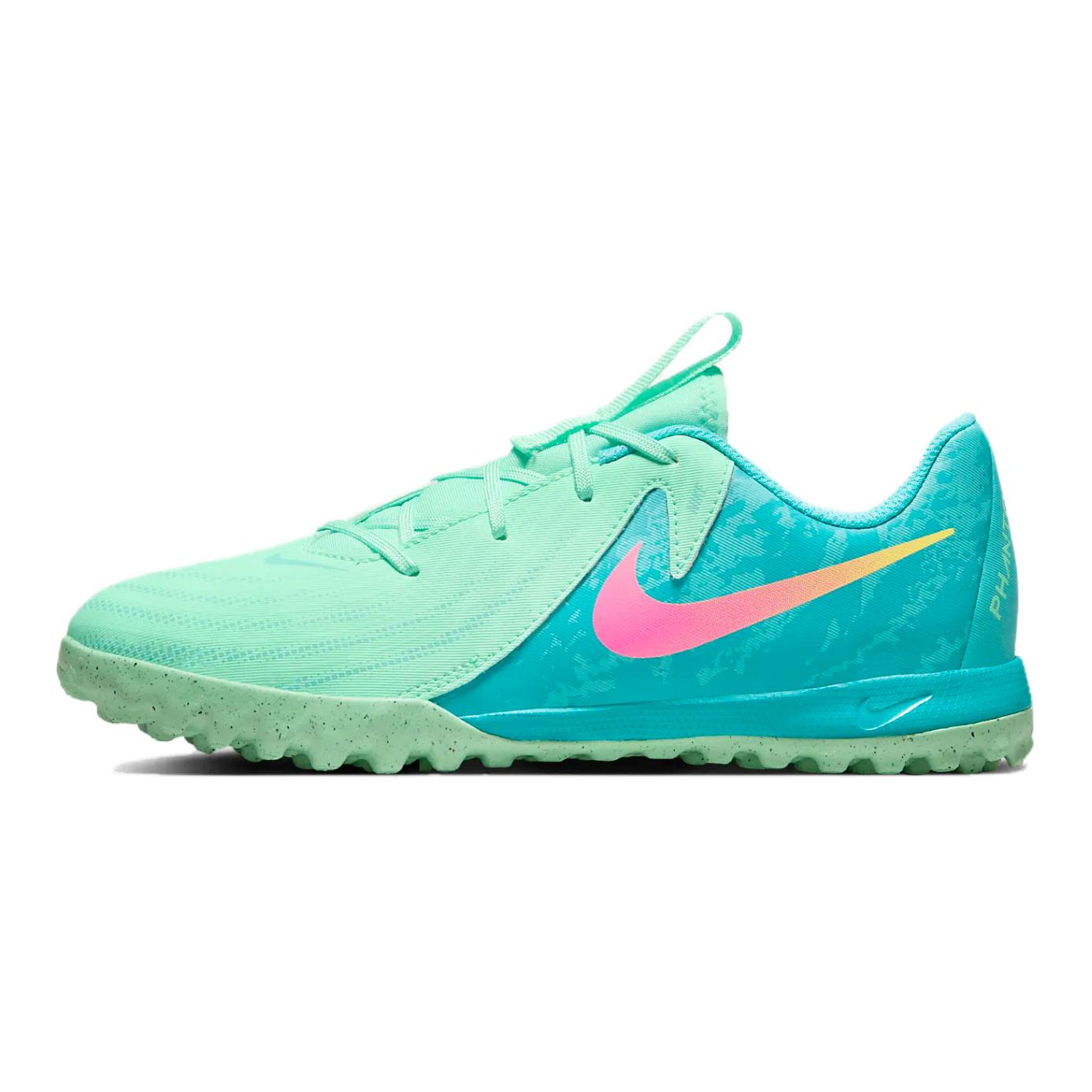 

Nike Phantom GX 2 Academy LV8 TF GS Vortex Pack Kids Sneakers Green Green-Glow Black FQ7391-300 33.5