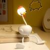 Chicken Night Light Mini Adjusting Table Lamp Portable Reading Light Easy Fixed Octopus Tentacles Desktop Light Funny Toy Lamp