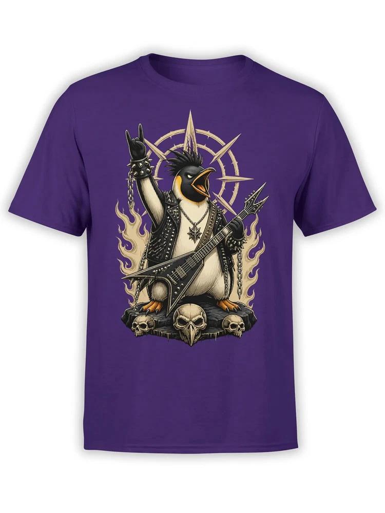 Metal Penguin Tshirt Unisex S