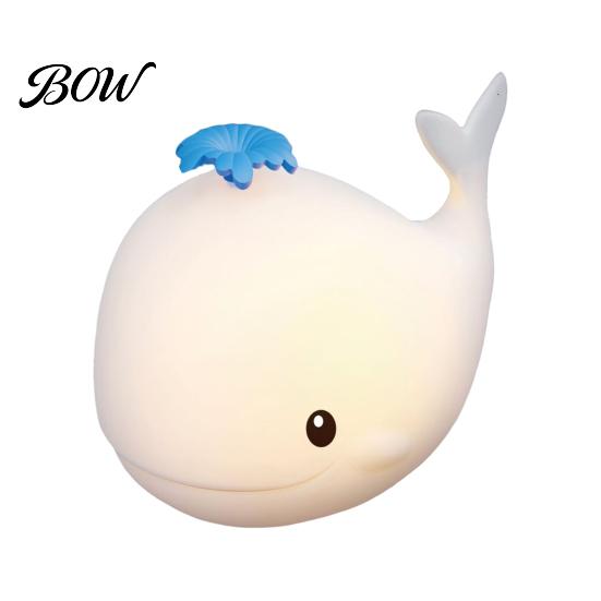 Dimmable Atmosphere Night Light Light, Silicone Touch with 30-Min Auto Timer, 7 Color Changing Multi RGB Rechargeable Kids Bedside Lamp, Cute