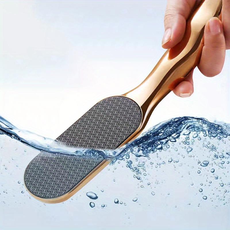 Professional Foot File - Heavy-Duty Remover & Hard Light Beige exfoliator,Non-Slip Grip,for Salon,Spa,Pedicure - Foot Care Tool for Smooth Feet & Legs