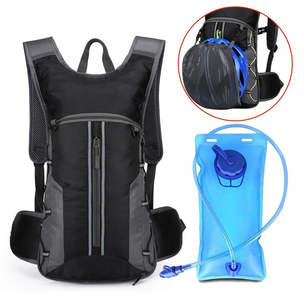 Sac à Dos Sport Avec Réservoir D’hydratation 3 L – 10 L, 280 G, Ultra-léger | Pour Vélo, Course, Randonnée, Bandes Réfléchissantes