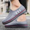 Spring and Autumn new water shoes men's adult non-slip low-top rain shoes fashionable flat-bottomed shallow mouth work shoes glue shoes men