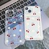 Pouzdro na telefon na kartu pro iPhone 11 13 XR 15 14 Pro Max iPhone 12 16 7 8 Plus XS Max Samsung S24 S23 A15 A55 A05 A54 Redmi 12 13C 13 9 Cartoon Protection