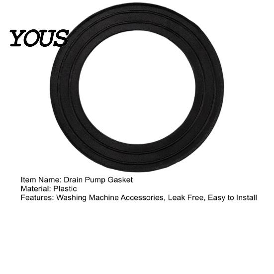 Washing Machine O-Ring Washer Drain Pump Filter Gasket, Plugs Seal Ring Ring, Leak Free Replacement, Accessories