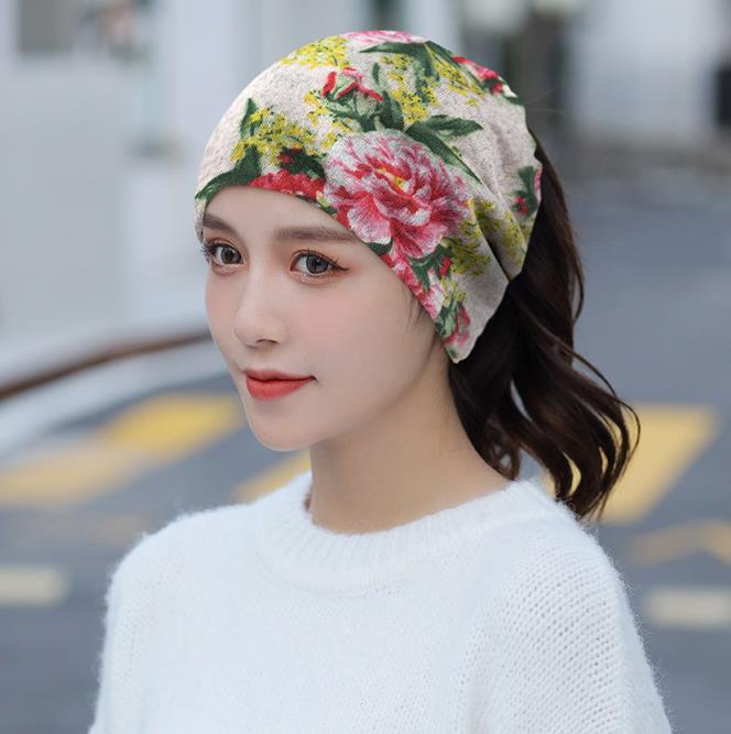 Autumn-Winter Double Layer Neck Warmer & Beanie Face Mask Headscarf