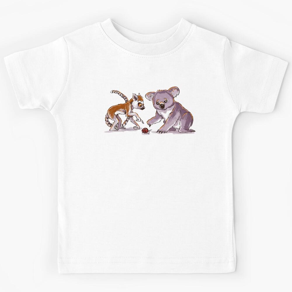 Koala & Lemur & Ladybug Kids T-Shirt 140