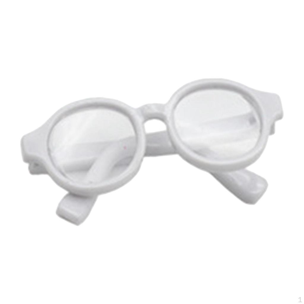 Dress up Birthday Gift Doll Decor Props Plastic Protable Accessories Sunglasses 4.5cm Girls toy