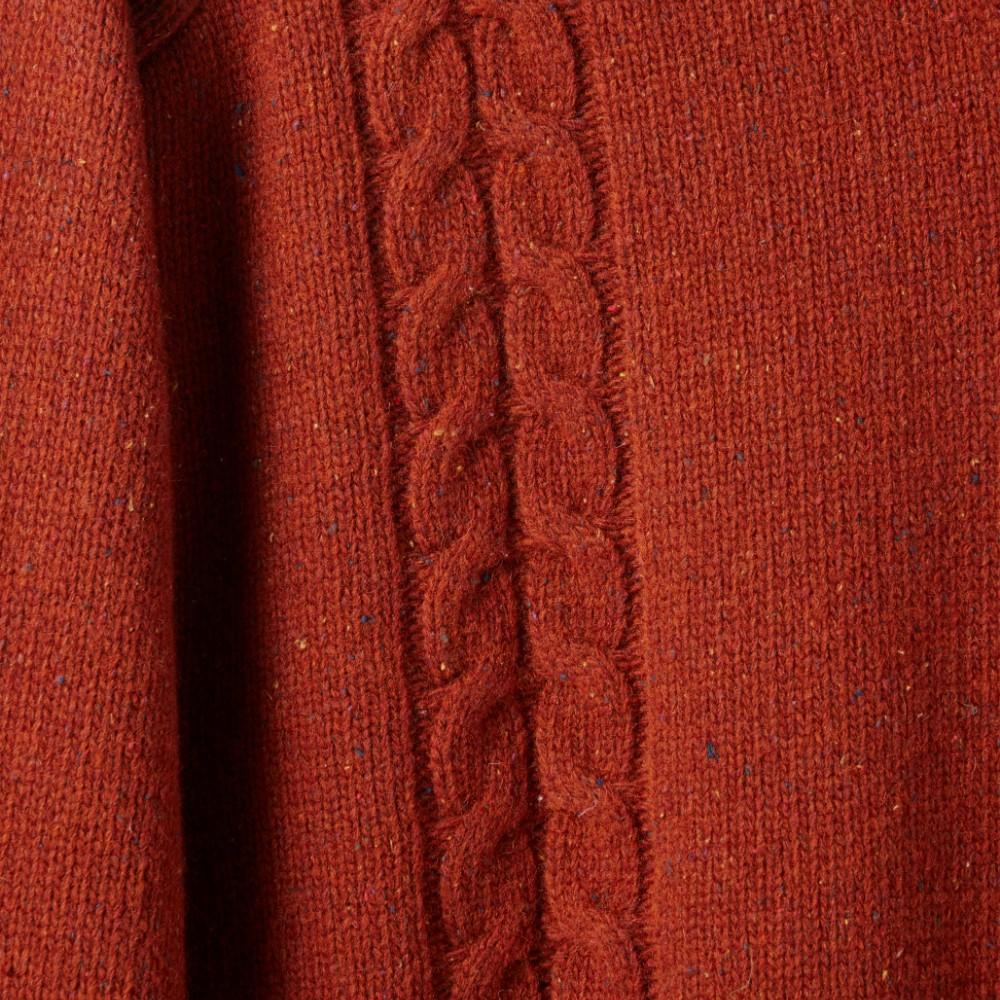 BROMPTON LONDON Cable Sweater - Orange (P244Ukt401)