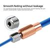 Copper Plated Bi-metal MK8 Heatbreak Throat E3D V6 V5 Ti-Cu Throat 3D Printer Parts For Kobra 2 CR10 CR10S CR6 SE Ender 3 S1 Pro