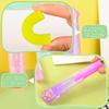 Benvo 4Pcs Sliding Retractable Pencil Erasers with Cat Paw Plastic Sleeve Cute Jelly Erasers for School Office Clean Erase Rubber(Gradient Color)