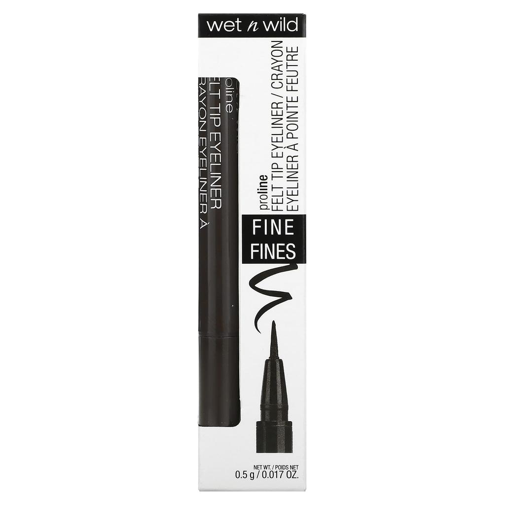 Wet N Wild Eyeliner w pisaku ProLine, ciemnobrązowy, 0,017 oz (0,5g)