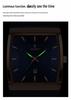 Swiss Men's Ultra-Thin Waterproof Quartz Watch with Calendar and Luminous Features
