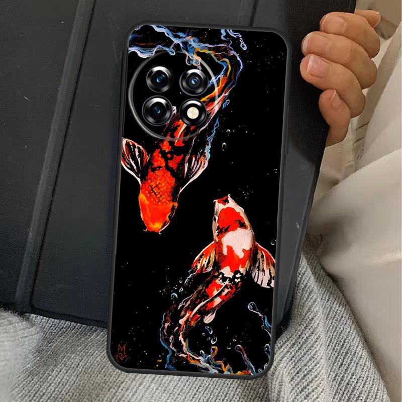 Koi Fish Carp Case For OnePlus 15 13 12 11 13R 13T 10T 10R 12R OnePlus Nord 5 CE 2 3 4 Lite N20 N30 Cover