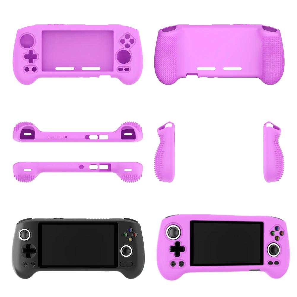 Silicone Protective Case Shockproof Protective Skin Anti-slip Soft Cover for Anbernic RG556 Retro Handheld Game Console