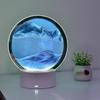 Creative Quicksand Hourglass 3D Night Light: Decompression Bedside Lamp for a Relaxing Atmosphere