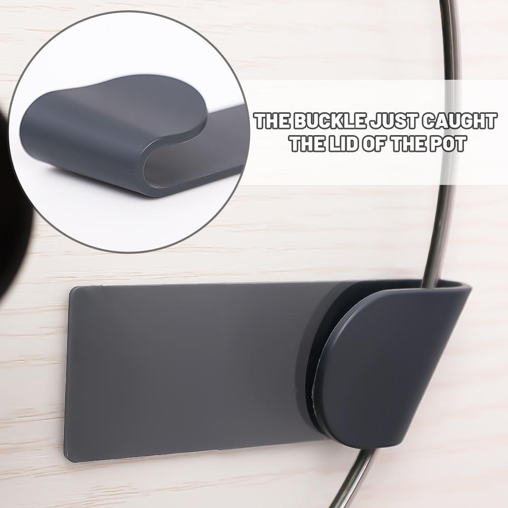 1PCS Wall-mounted Household Pot Lid Rack