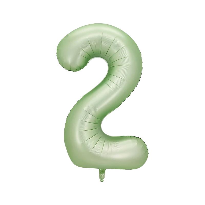 40inch Olive Green Digital Foil Balloons Number 0 1 2 3 4 5 6 7 8 9 Kids Adult Birthday Wedding Party Decorations Baby Shower
