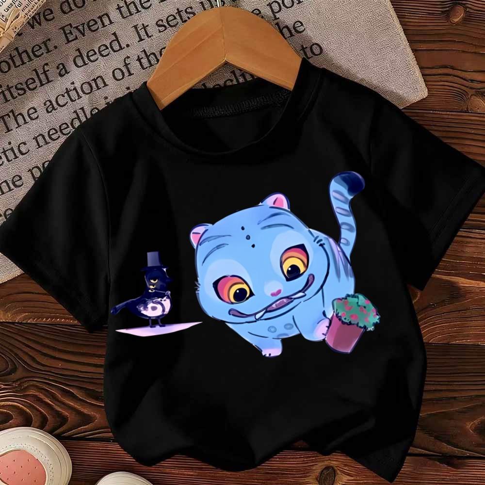 

2026 Anime Fans T-shirt Children s Clothing KPop Demon Hunters Saja Boys Kids T-shirts Baby Girl Boy Cartoon Short Sleeve Tops 100