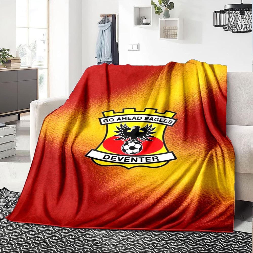 Go Ahead Eagles Print Flanelldecke Hohe Qualität Warm Bequem Decke für Alle Jahreszeiten Perfekt für Geschenke Heimdekoration