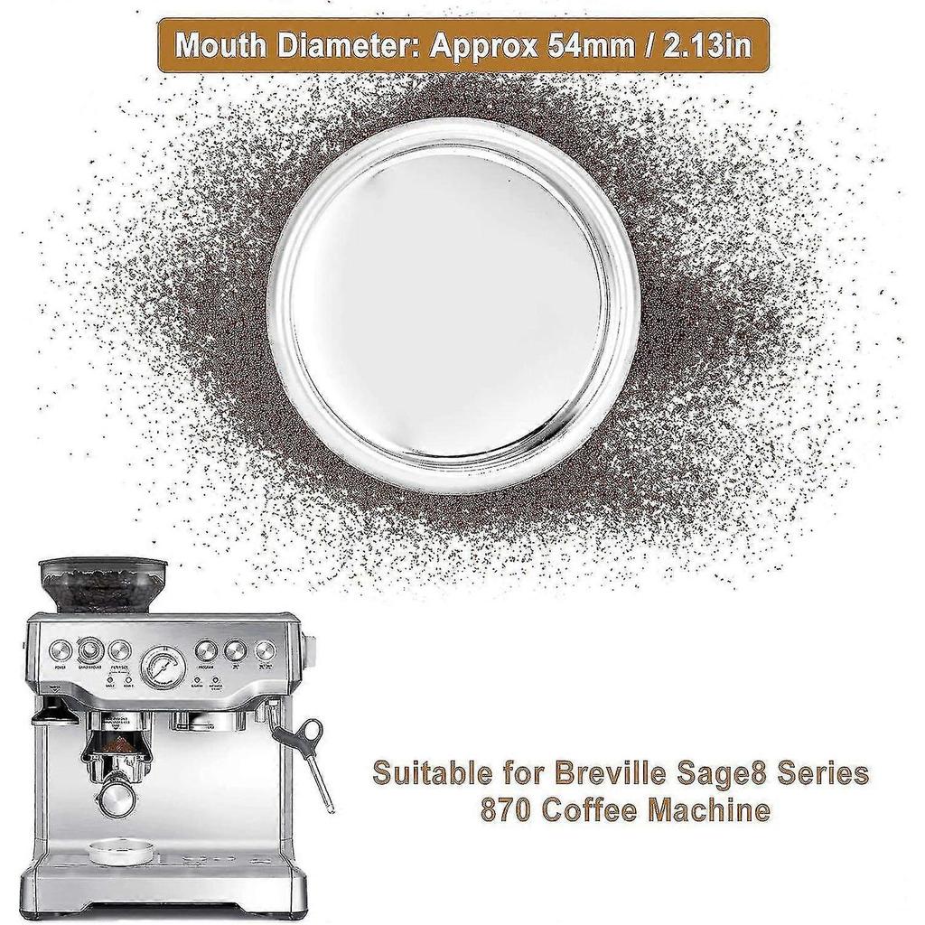 Blind Filter,blanking Disc,54mm Metal Blind Filter,rustproof Wear Resistant Backflush Insert Blind Disk For Espresso Coffee Machine Maker Back Flush I