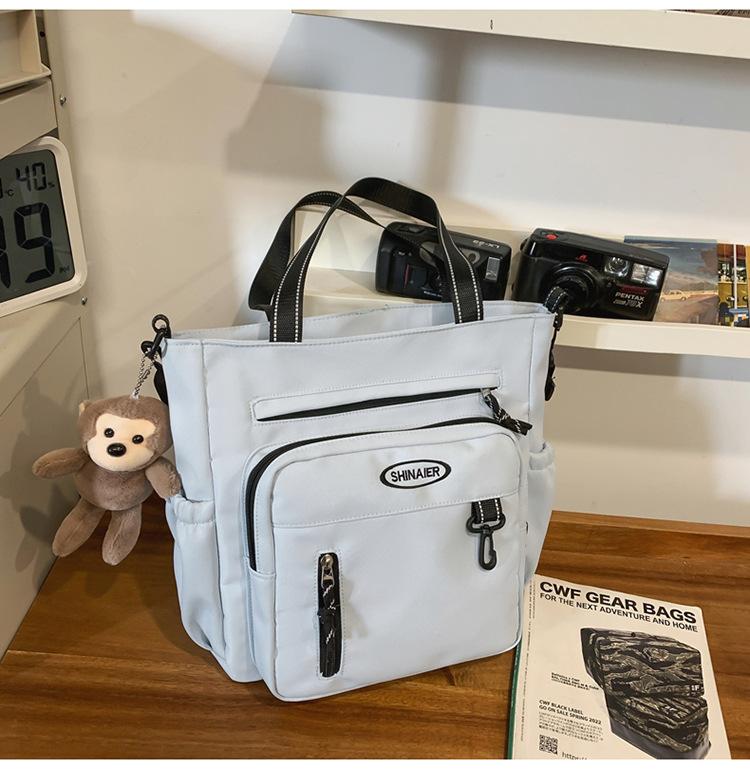 College Messenger Bag Studentische Umhängetasche für den Unterricht Große Kapazität Tragetasche