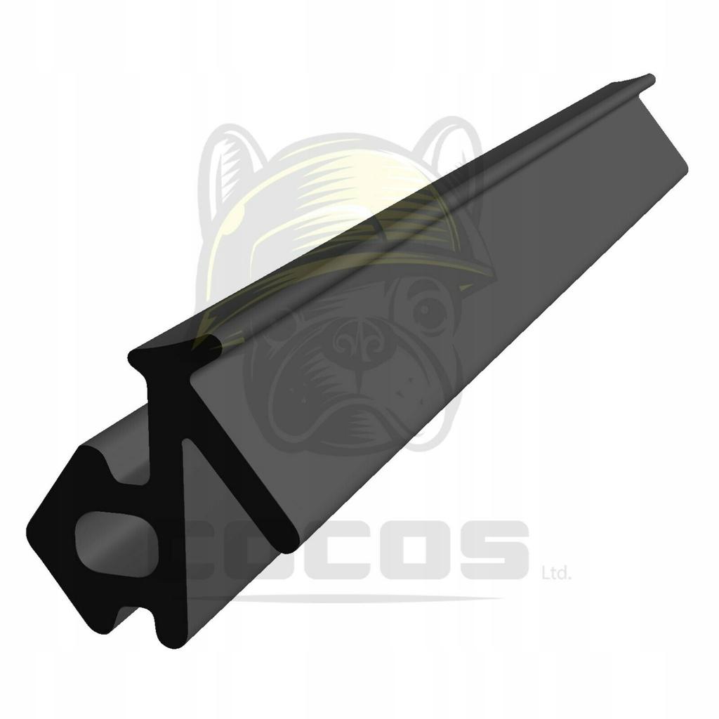 Seal for PVC windows S-834x VEKA BLACK 1m