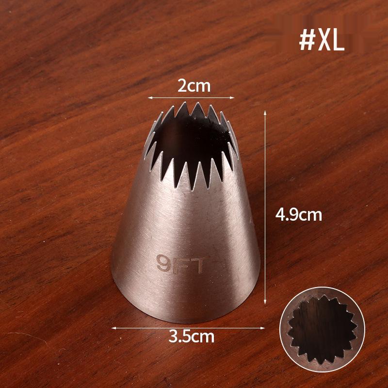 

Насадка кондитерская из нержавеющей стали с 18 зубцами для печенья и меренги