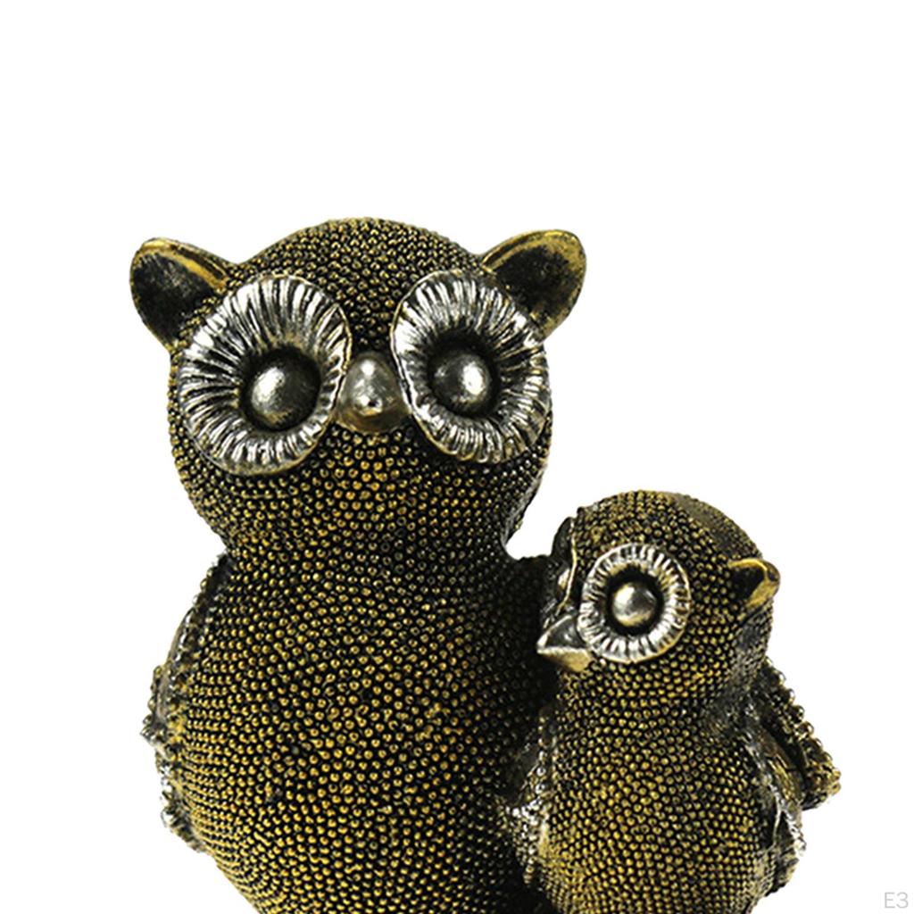 Creative Owl Statue Ornaments Figurine for Bedroom Owls