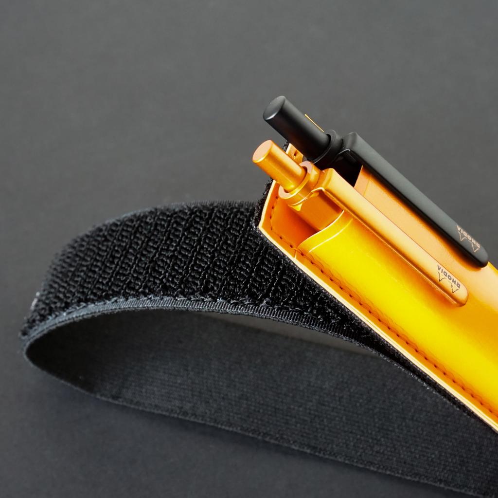 Rhodia Wide Pen Holder, A6-A5 Size, Holds Two Thin Pens, Orange (cfphwor)