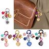 Unique Moon Cloud Star Bell Heart Pendant Keychain Handmade Colorful Resin Keyring Accessory Handbag Accessories