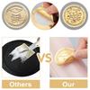 Plastic Self Adhesive Gold Foil Embossed Stickers Medal Decoration Sticker Crown 5x5cm 4pcs/sheet