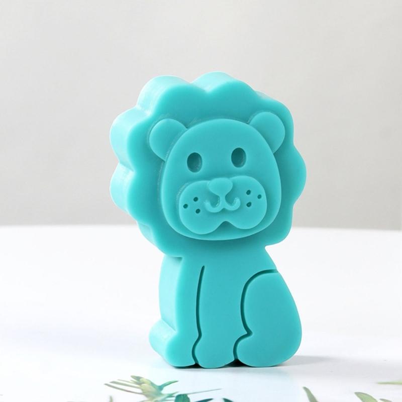 Safe Silicone Animal Mould Silicone Animal Cake Molds 4 Cavity DIY Baking Molds for Cute Dessert Chocolate and Ice