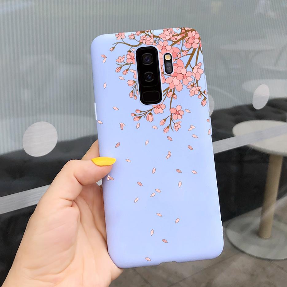 For Samsung Galaxy S9 Plus Case S9+ G965F Cute Candy Painted Fundas Matte Cover For Samsung S9 S9+ S 9 Plus Phone Case Soft Bags