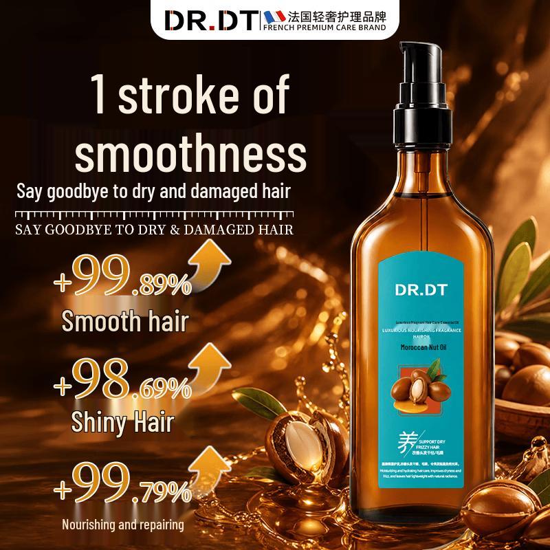 DR.DT Moroccan Argan Oil Hair Repair & Shine Serum