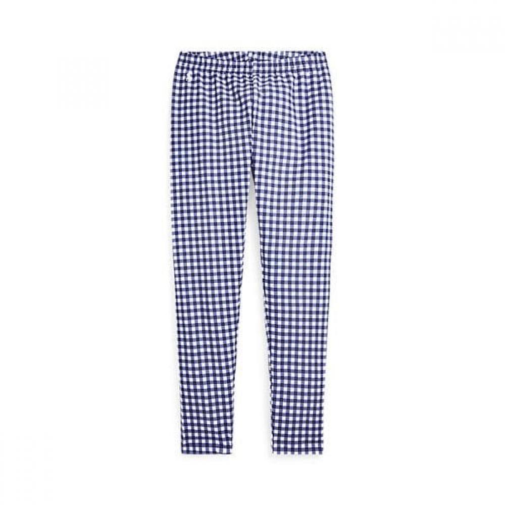 Polo Kids Girls Gingham Stretch Jersey Leggings 7 16 Cwpopntg4g20067400 S