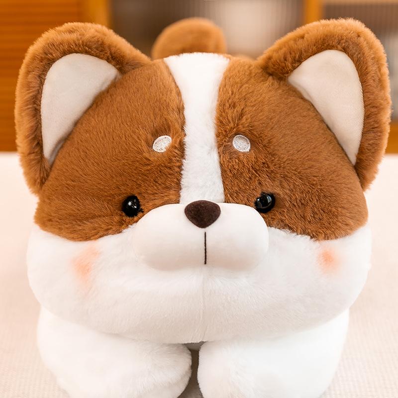 New Corgi Cute Plush Toy Doll Car Home Mall Ornaments Children's Pillow Dolls