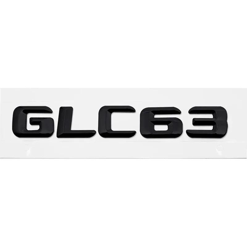 3D Car Rear Badge Tail Box Number Letter Decal for Mercedes Benz GLC43 GLC63 GLC200 GLC260 GLC300 Styling Accessories