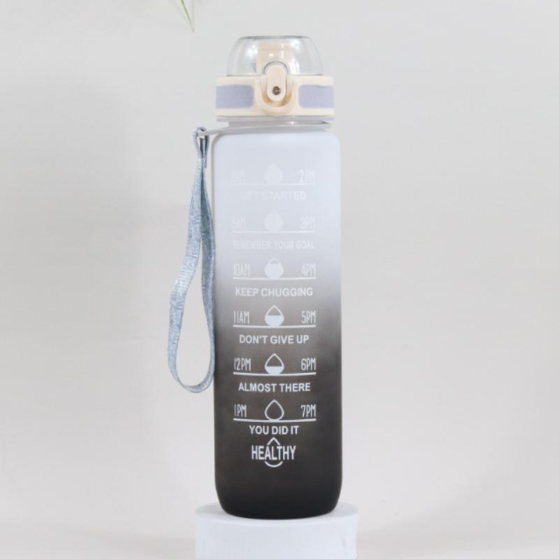 1L Láhev na vodu Motivační sportovní láhev na vodu Vzduchotěsné lahve na pití pro venkovní cestování Láhev