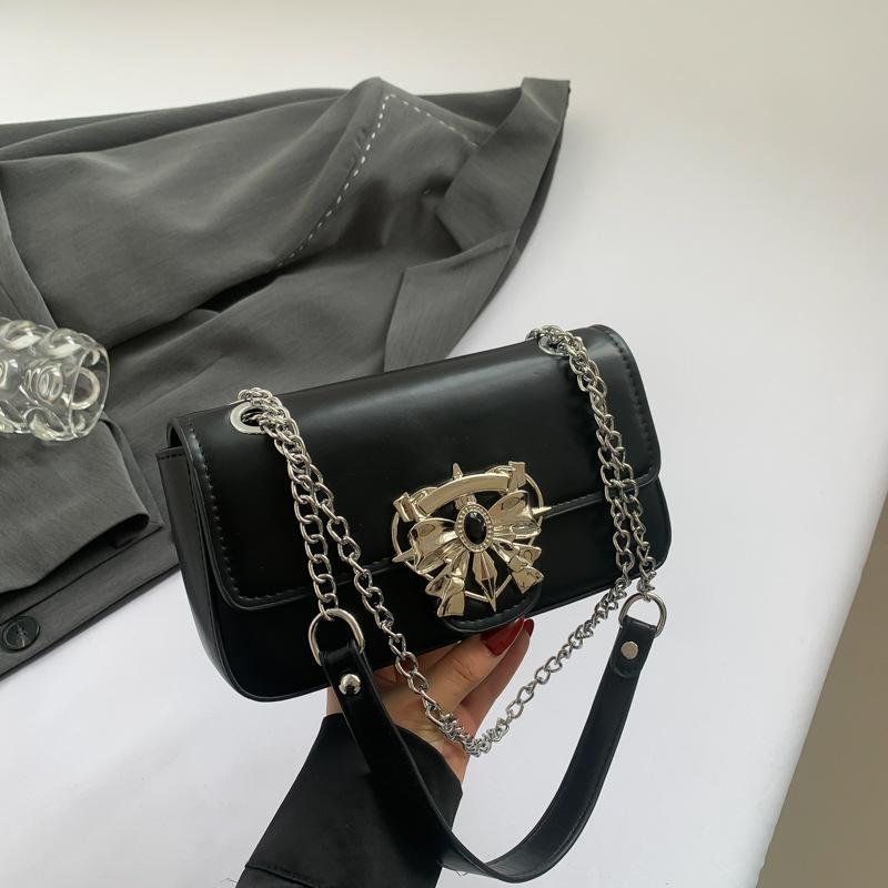 Niche Design Bag Women's 2025 New Fashion Shoulder Messenger Bag High-end Casual Simple Portable Small Square Bag