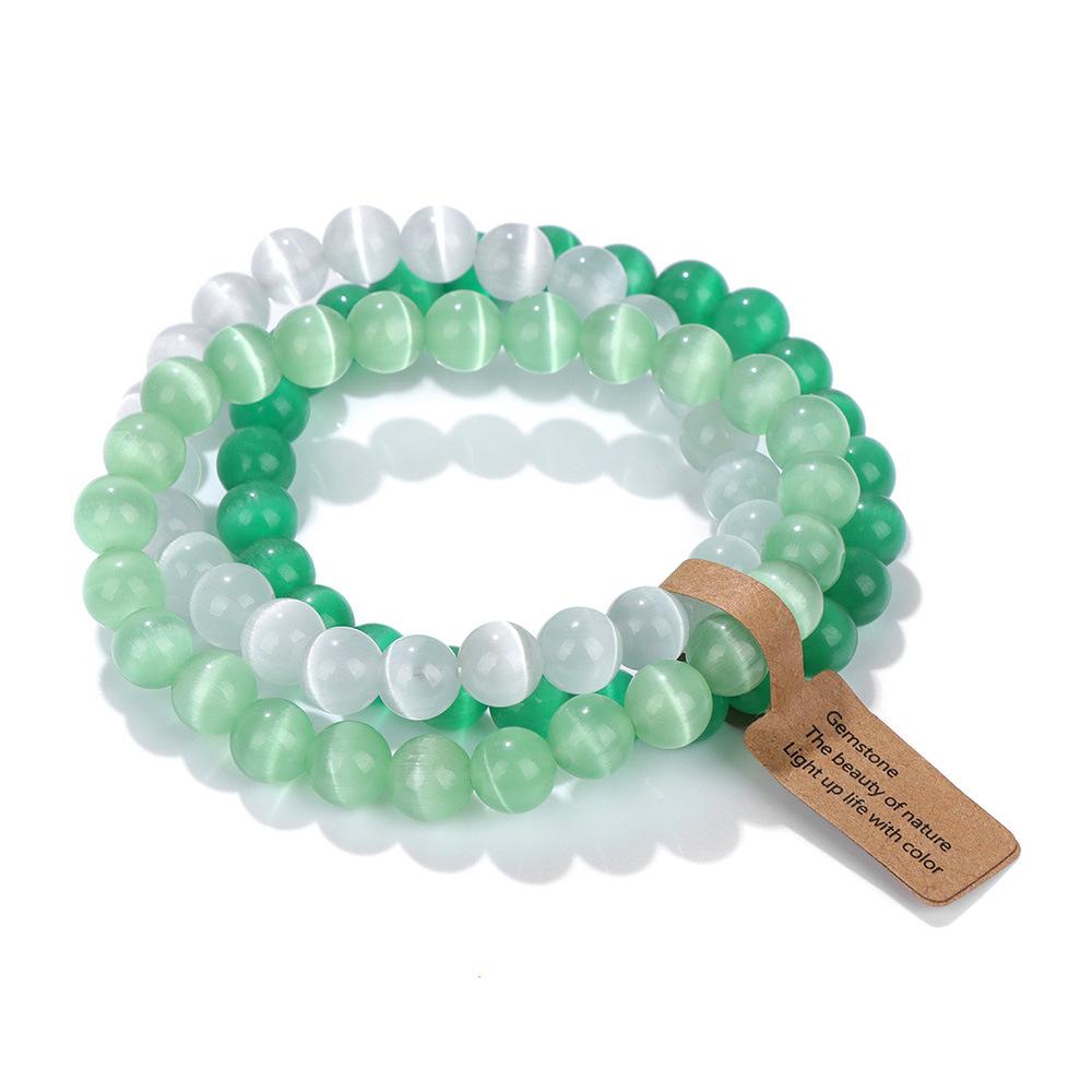 Hot Selling Natural Stone Crystal Beads Multi-Layer Amethyst Bracelets for Women and Men Semi-Precious Fashion Jewelry for All