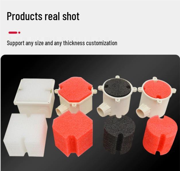 PVC86 Junction Box Foam Sealant Module - Protective Pre-embedded Switch Cover