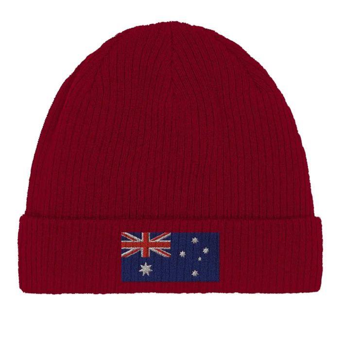 Bonnet Drapeau Île Heard-et-MacDonald En Rouge