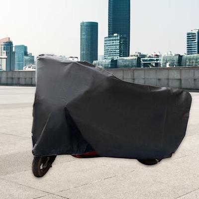 Motorradabdeckung Fahrrad Winddicht Schnalle Regen mit Diebstahlschutz Schlossloch Robust Moped für