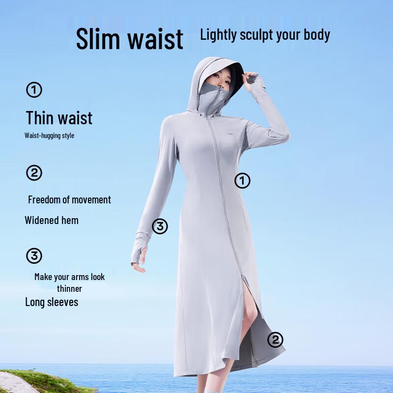 SIN SIN Long Ice Skin Sun Protection Hoodie