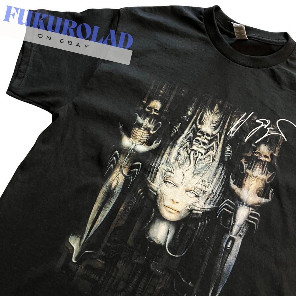 LI II HR GIGER TSHIRT - GILDAN - HIGH QUALITY PRINT Unisex T-Shirt M